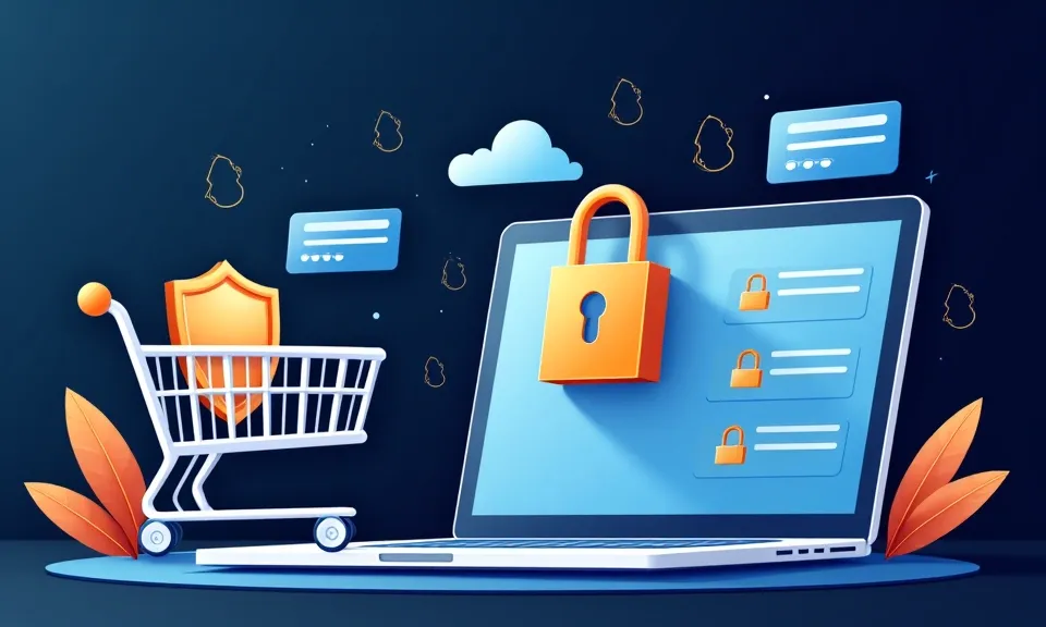 bezpieczne zakupy, online, bezpieczeństwo, cyberbezpieczeństwo, bankowość elektroniczna, karta kredytowa, ochrona danych, e-c