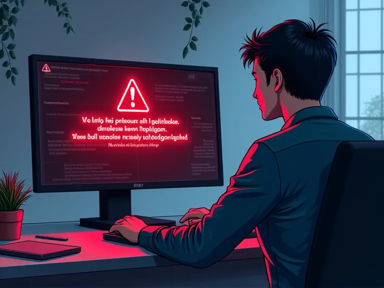 ostrzeżenie, oszustwo, scam, bezpieczeństwo, komputer, dane, hakowanie, alert, zagrożenie, serwery, kopiowanie danych, login,