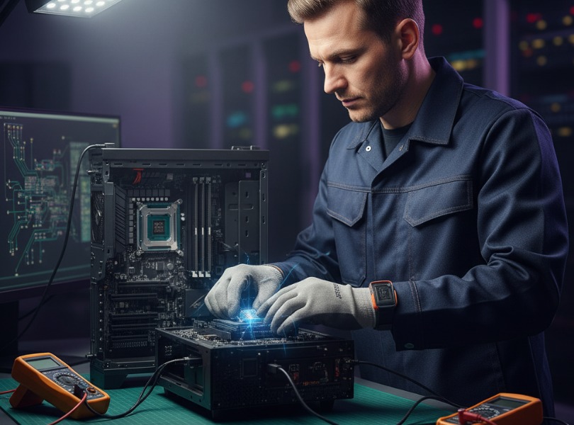 Bezpieczeństwo pracy z komputerami - znaczenie odzieży antystatycznej